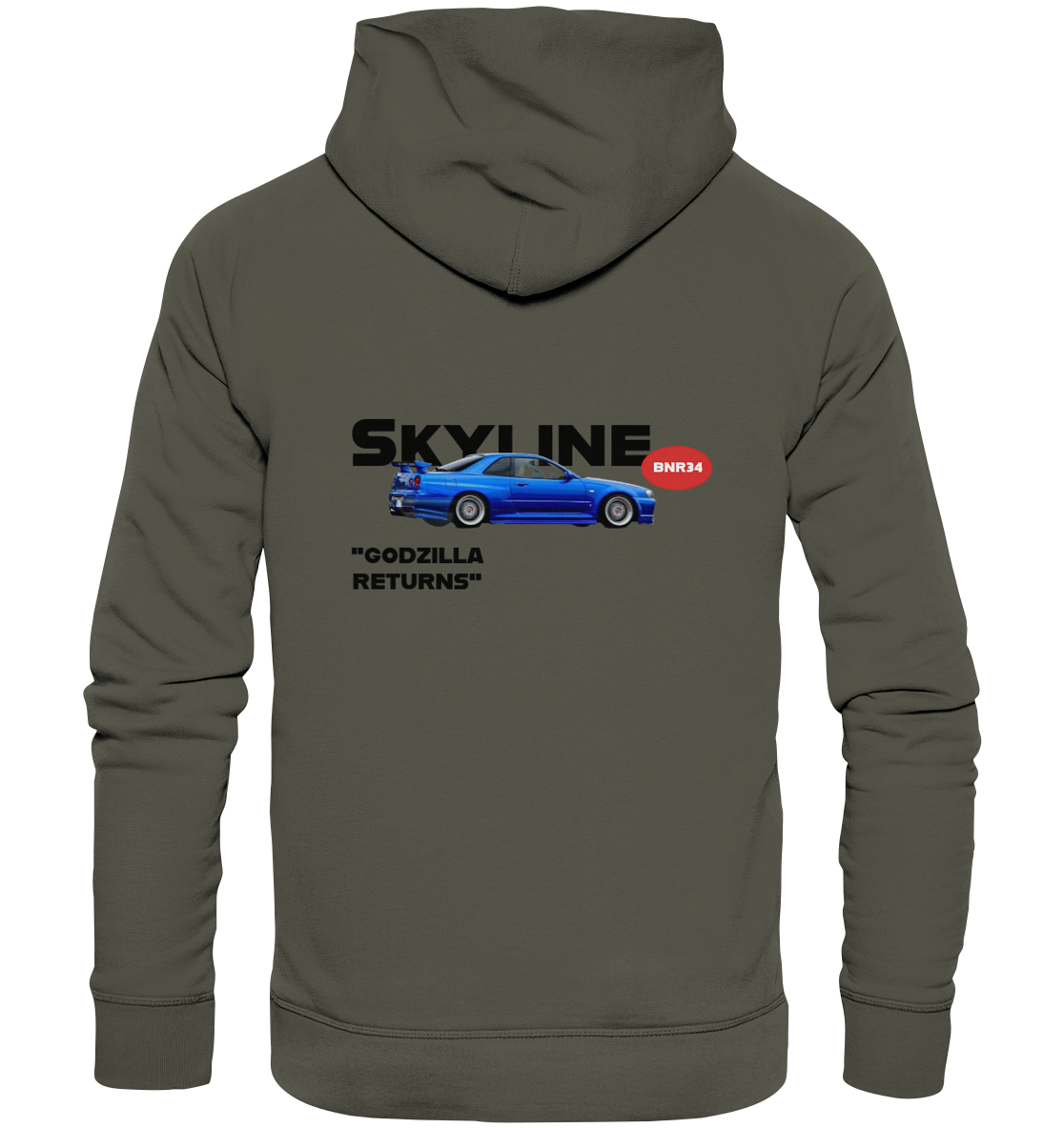 Oversize T-Shirt Nissan Skyline  - Organic Hoodie