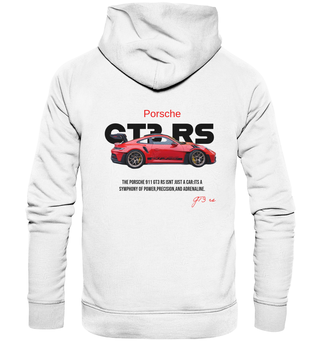 Oversize T-Shirt Porsche GT3 RS - Organic Hoodie