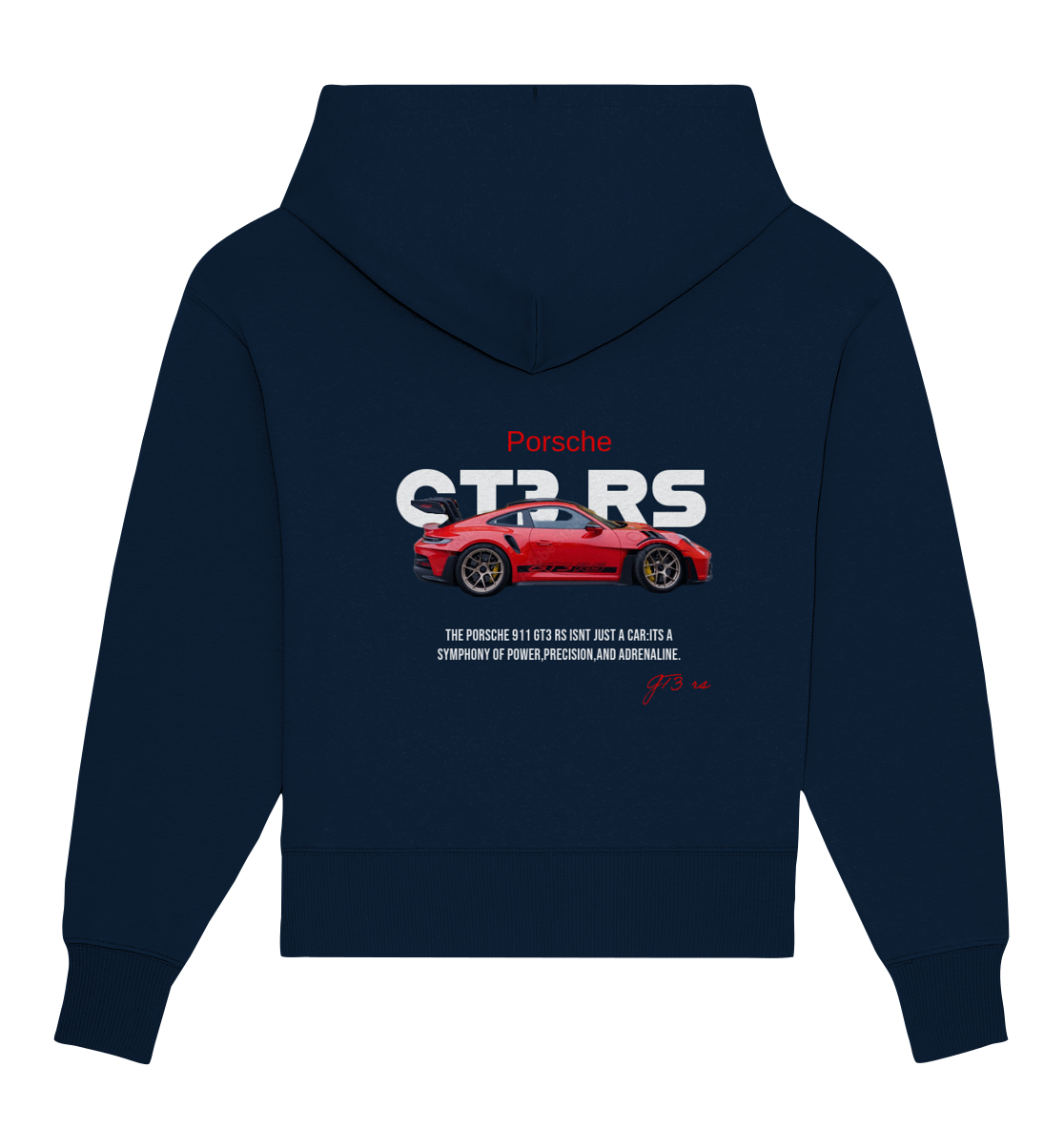 Oversize  Porsche GT3 RS - Organic Oversize Hoodie