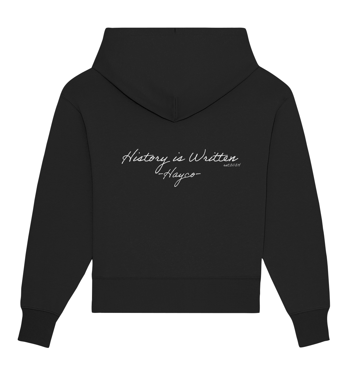 History is written - Organic Oversize Hoodie