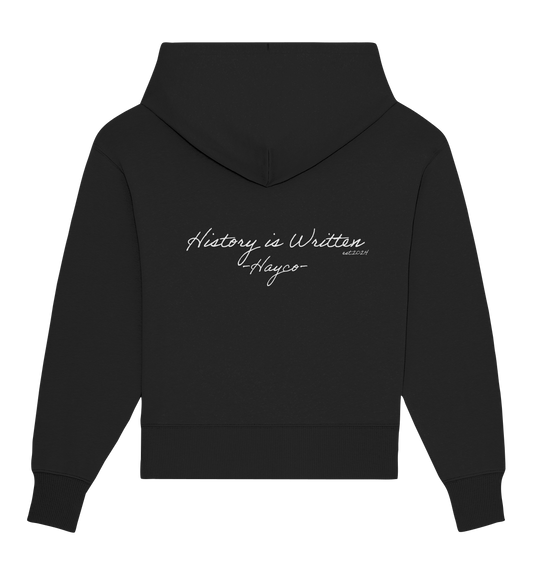 History is written - Organic Oversize Hoodie