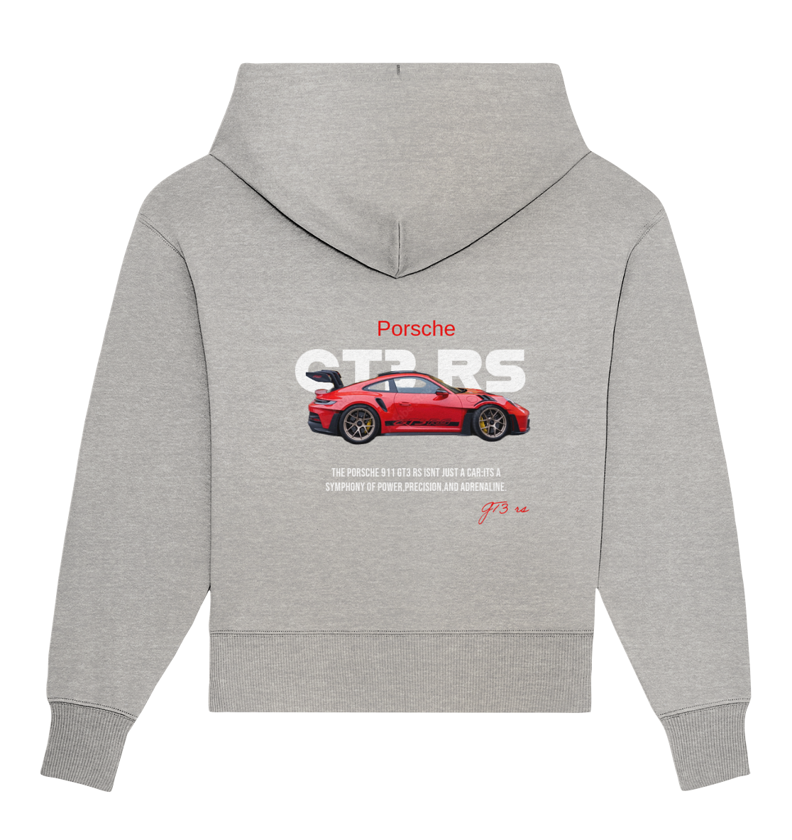 Oversize  Porsche GT3 RS - Organic Oversize Hoodie