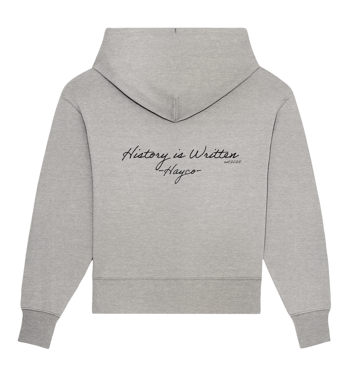 History is written - Organic Oversize Hoodie