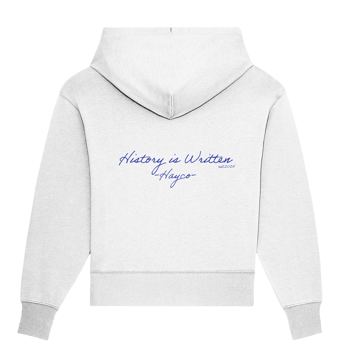 History is written - Organic Oversize Hoodie