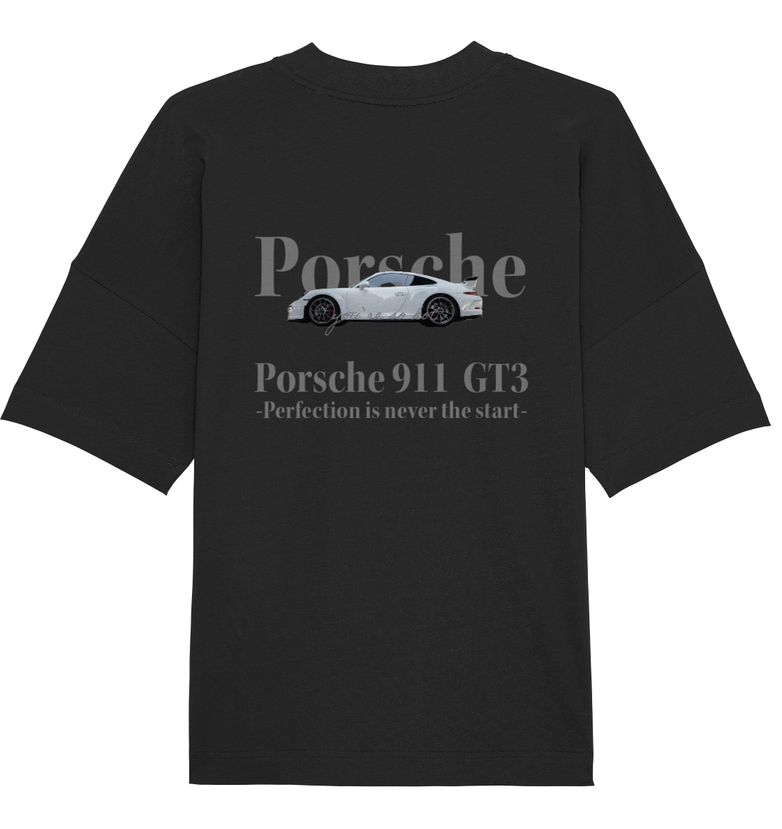 T-shirt mit Porsche Aufdruck - Organic Oversize Shirt