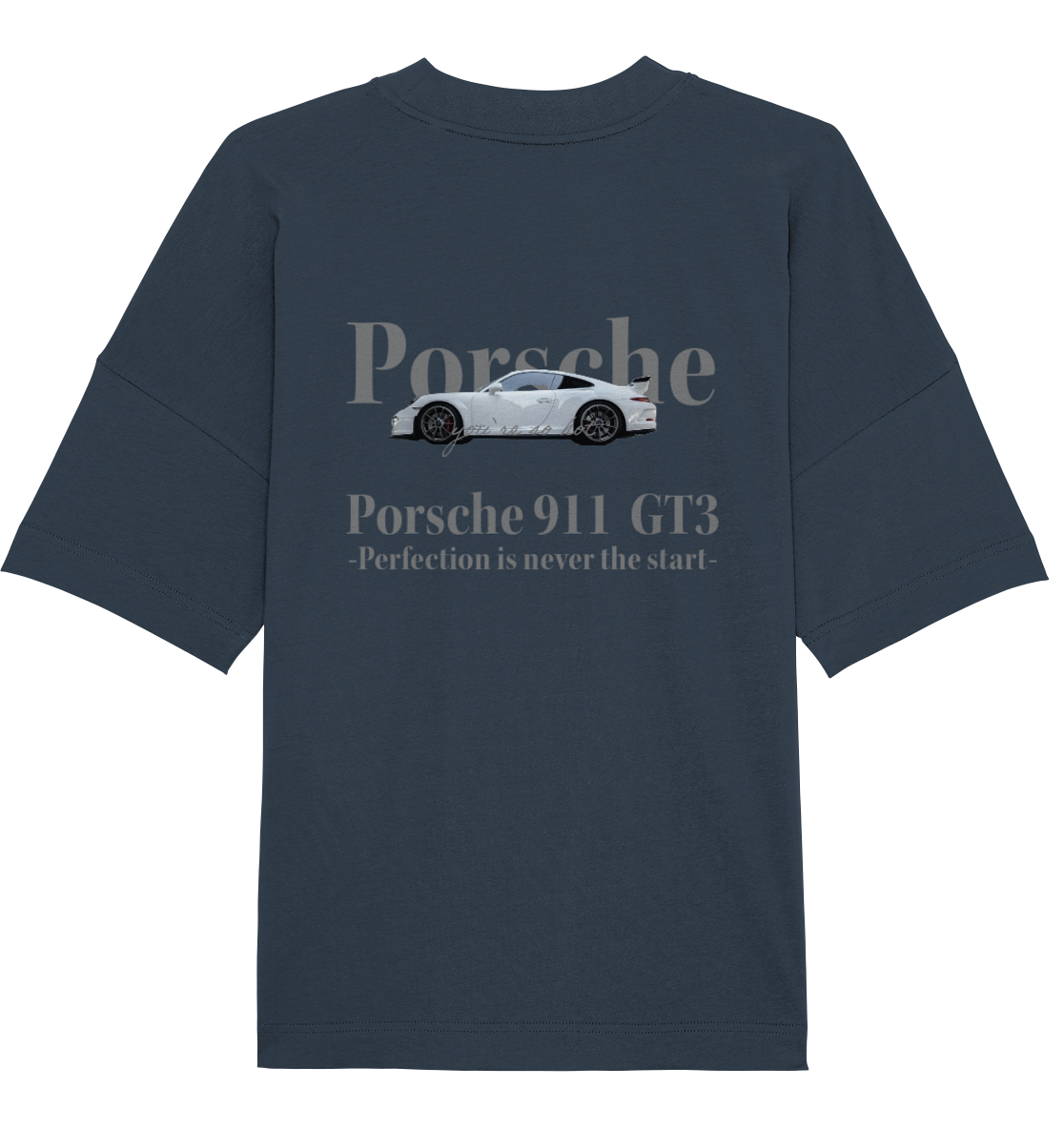 T-shirt mit Porsche Aufdruck - Organic Oversize Shirt