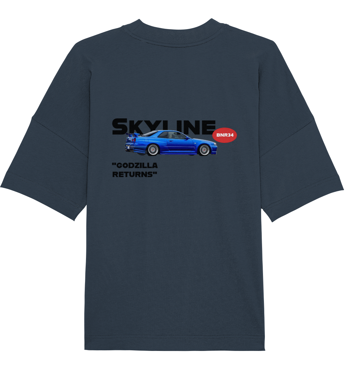 Oversize T-Shirt Nissan Skyline  - Organic Oversize Shirt