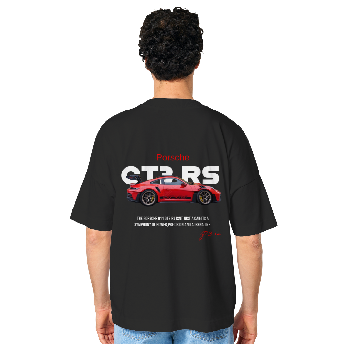 Oversize  Porsche GT3 RS - Organic Oversize Shirt