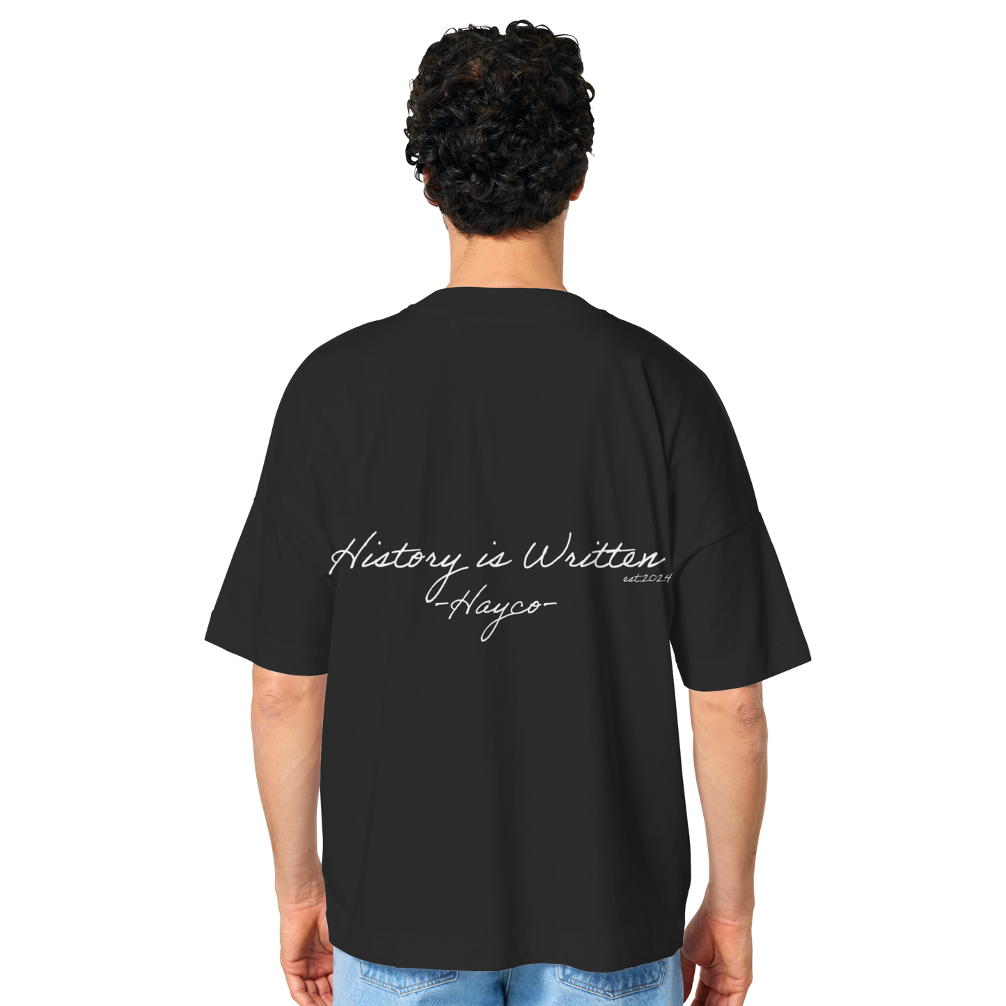 History is written - Organic Oversize Shirt