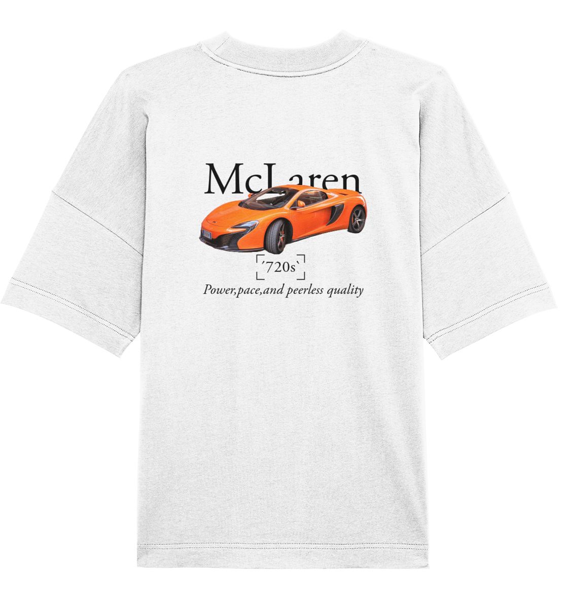 Oversize T-Shirt McLaren 720s - Organic Oversize Shirt