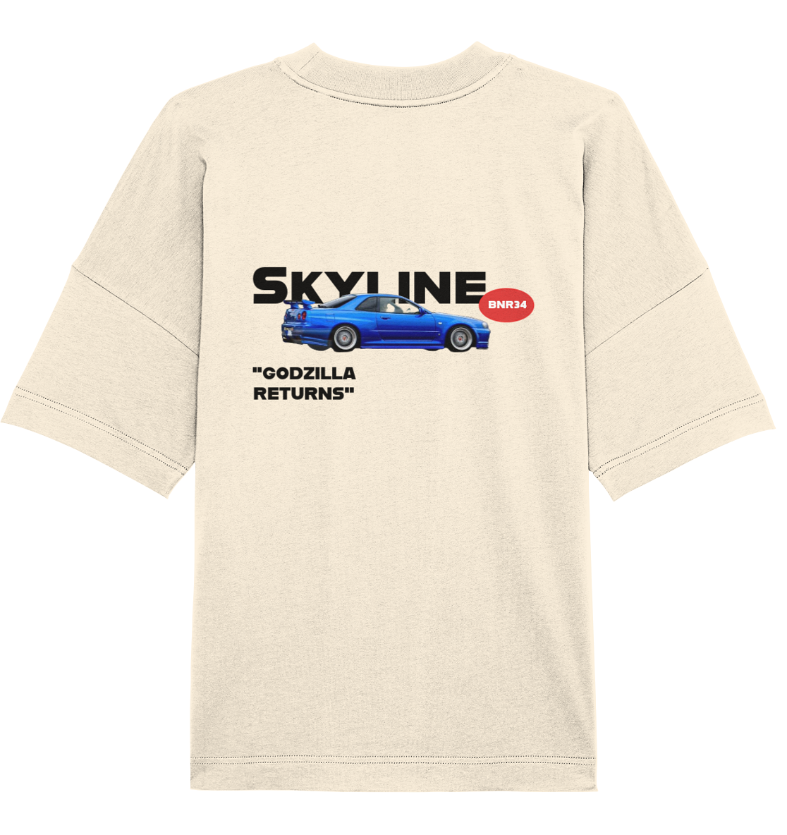 Oversize T-Shirt Nissan Skyline  - Organic Oversize Shirt