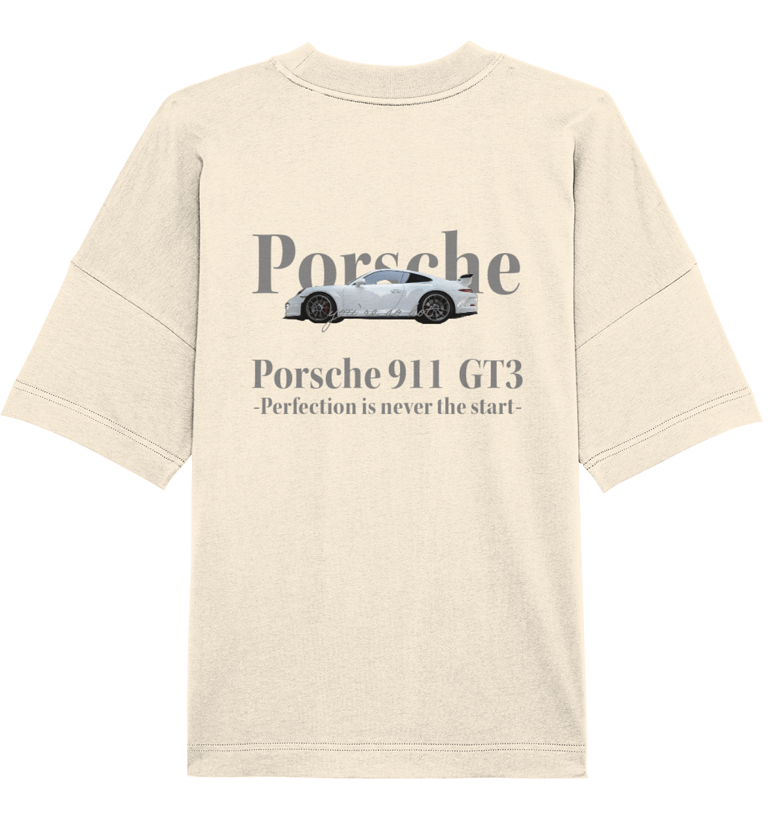 T-shirt mit Porsche Aufdruck - Organic Oversize Shirt