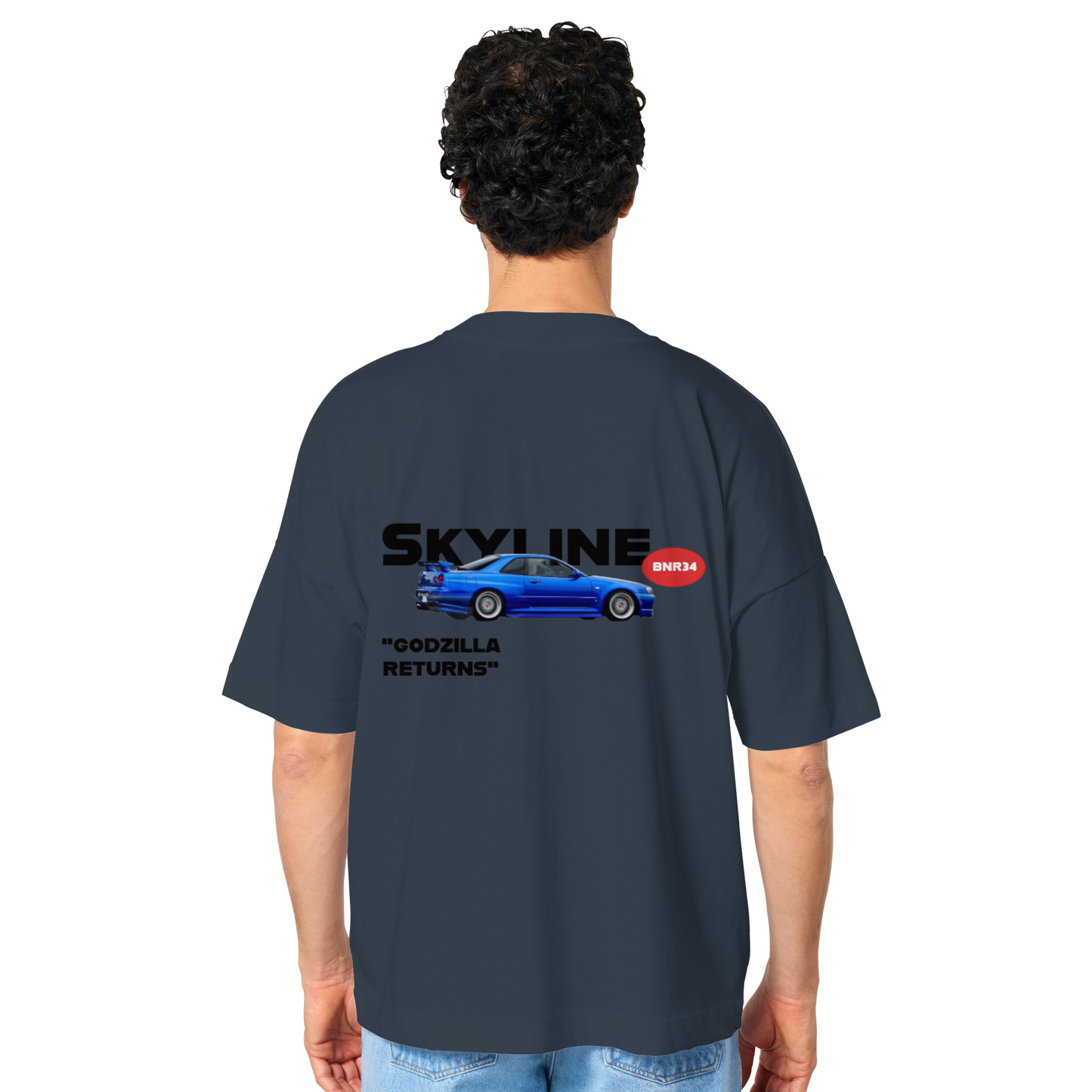 Oversize T-Shirt Nissan Skyline  - Organic Oversize Shirt