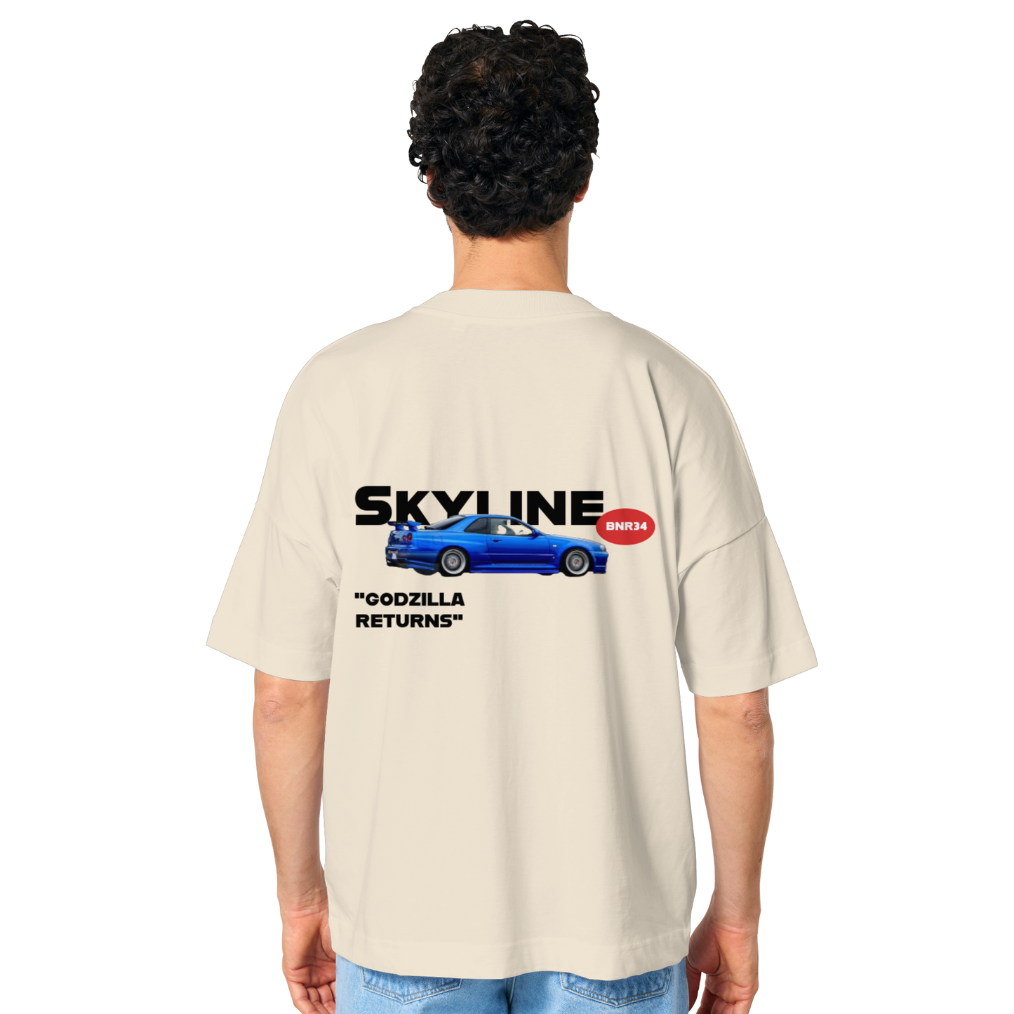 Oversize T-Shirt Nissan Skyline  - Organic Oversize Shirt